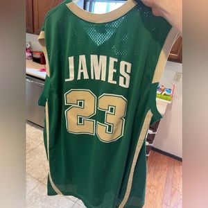 LeBron James throwback high school jersey. Nike size xxl